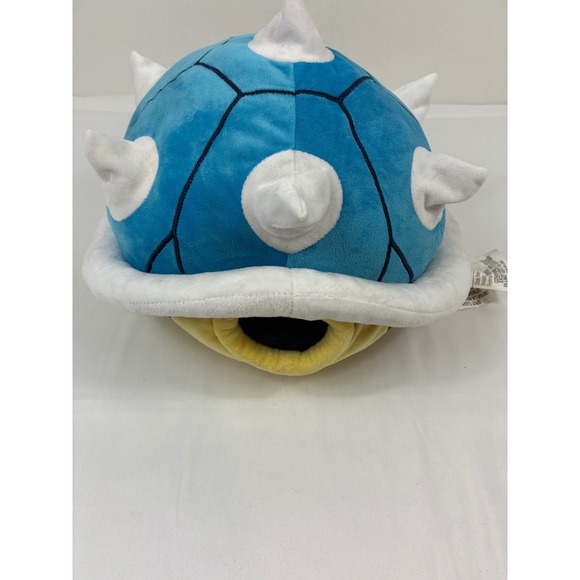Nintendo Other - Nintendo Mario Kart Blue Spiny Shell Plush Toy Blue Yellow White One Size Good